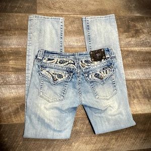 Miss Me Straight jeans light wash 30/32